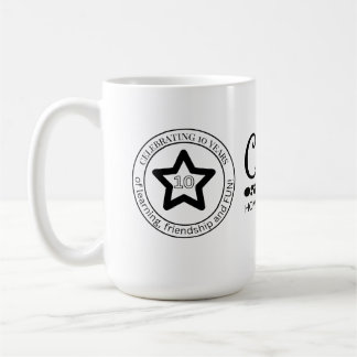 10-Jahres-Logo Kaffeetasse