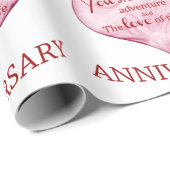 10. Jahrestag Geschenkpapier (Rolleneckpunkt)