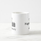 10. Jahrestag Kaffeetasse (Mittel)