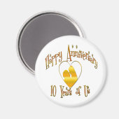 10. Jahrestag Magnet (Vorderseite/Rückseite)