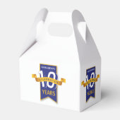 10-jährige Jubiläumsgestaltung Geschenkschachtel (Rückseite)