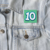 10-jähriger Geburtstag oder Jahrestag - addieren Button (Beispiel)