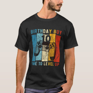 10-jähriger Geburtstagskind 10-mal, um 10. T-Shirt