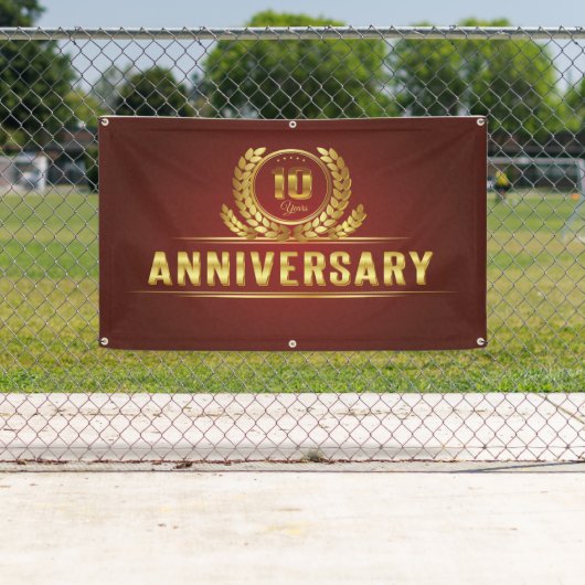 10-jähriger Jahrestag Banner (Insitu)