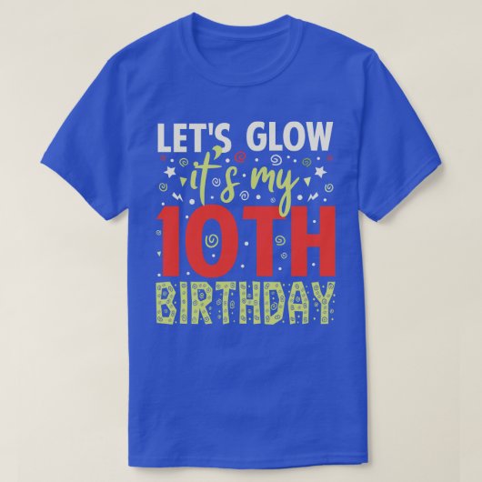 10-jähriges Geburtstagsgeschenk T-Shirt (Design vorne)
