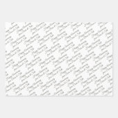 10-jähriges Hochzeitsjubiläum Geschenkpapier Set (Vorderseite 2)