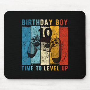 10-jähriges Junge 10-jähriges Jubiläum bis 10. Bir Mousepad