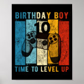 10-jähriges Junge 10-jähriges Jubiläum bis 10. Bir Poster (Vorne)