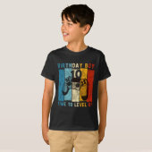 10-jähriges Junge 10-jähriges Jubiläum bis 10. Bir T-Shirt (Vorne ganz)