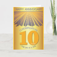 10-jähriges Nüchternheitsjubiläum | Golden Ray 12-