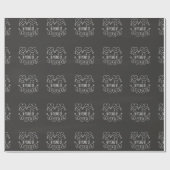 10. Jubiläum Geschenk Chalk Herzen Geschenkpapier (Flach)