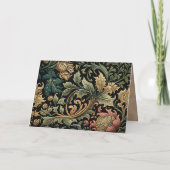 10. Jubiläum individuell anpassbare Elegant Floral Karte (Rückseite)