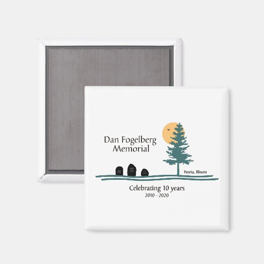 10. Jubiläum Rocks Magnet (Vorderseite/Rückseite)