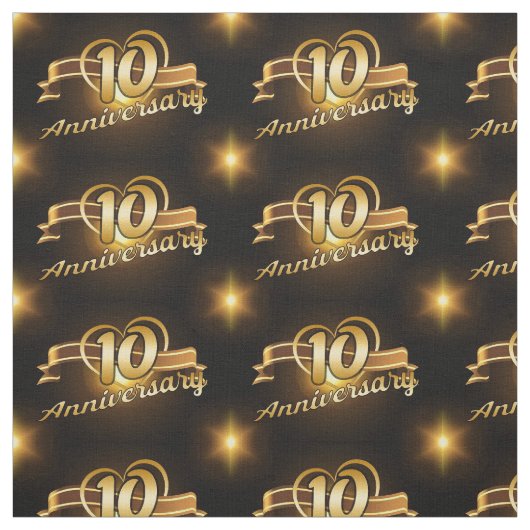 10. Jubiläum Stoff ! (Muster)