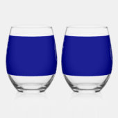 10. Jubiläum Trinkbehälter Set Stemless Weinglas Ohne Stiel (Rechts)