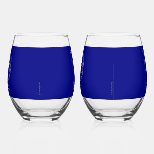 10. Jubiläum Trinkbehälter Set Stemless Weinglas Weinglas Ohne Stiel (Links)