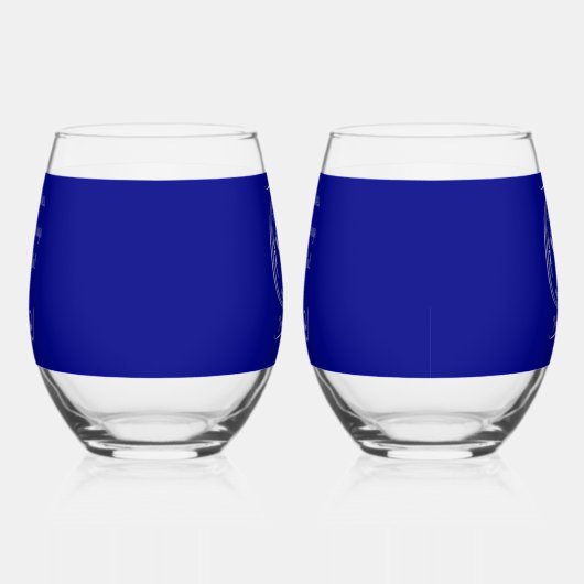 10. Jubiläum Trinkbehälter Set Stemless Weinglas Weinglas Ohne Stiel (Rechts)