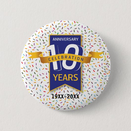 10. Jubiläumsdesign Button (Vorderseite)