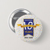 10. Jubiläumsdesign Button (Vorne & Hinten)