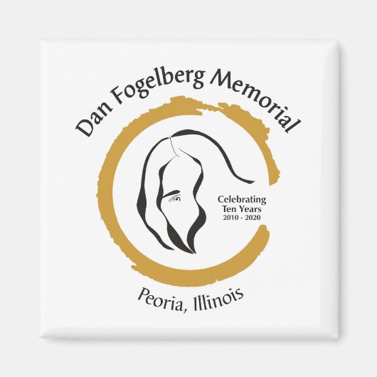 10. Jubiläumsmagnet Magnet (Vorne)