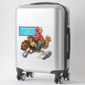 10 k Türkei Rennen gezückt Türkei anpassen Aufkleber (Koffer)