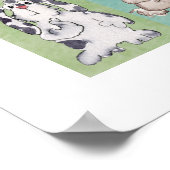 10 Kaninchen Custom Poster (Ecke)