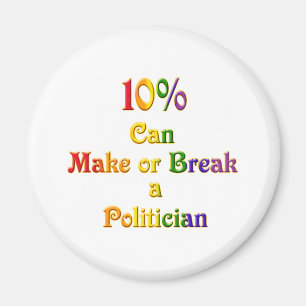 10% kann machen oder brechen magnet