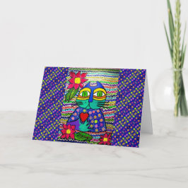 10 - Kisa the cat Greeting Card Karte