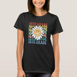 10. Klasse Lehrer zurück zur Schule Retro Sunf T-Shirt
