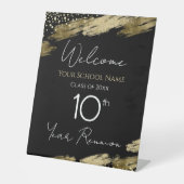 10. Klasse Wiedersehen Begrüßungszeichen Sockelschild (Vorderseite)