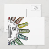 10 Klassische Sneaker Postkarte (Vorne/Hinten)