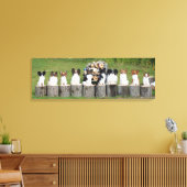 10 kleine Papillen Leinwanddruck (Insitu (Wohnzimmer))