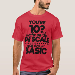 10 können auf einer php-Skala zu einer grundlegend T-Shirt