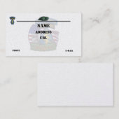 10. Kraftflecken-Blitz-Visitenkarten Visitenkarte (Vorne/Hinten)