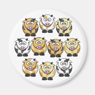 10 Kuh-runder Magnet