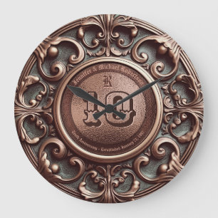 10. Kupferhochzeit Jahrestag Große Uhr