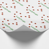 10 Ladybugs Geschenkpapier (Ecke)