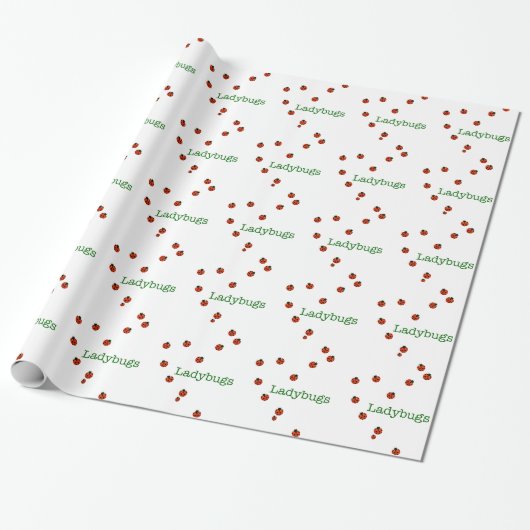 10 Ladybugs Geschenkpapier (Ungerollt)