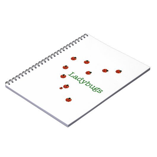 10 Ladybugs Notizblock (Linke Seite)