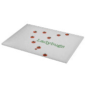 10 Ladybugs Schneidebrett (Ecke)
