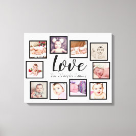 10 Liebe FotoCollage Leinwanddruck
