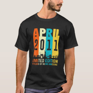 10 limitierte Ausgabe, Made in April 2011 10th Bir T-Shirt