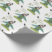 10 Lords A-Leaping Geschenkpapier (Ecke)