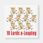 10 Lords a-Leaping Magnet (Vorne)