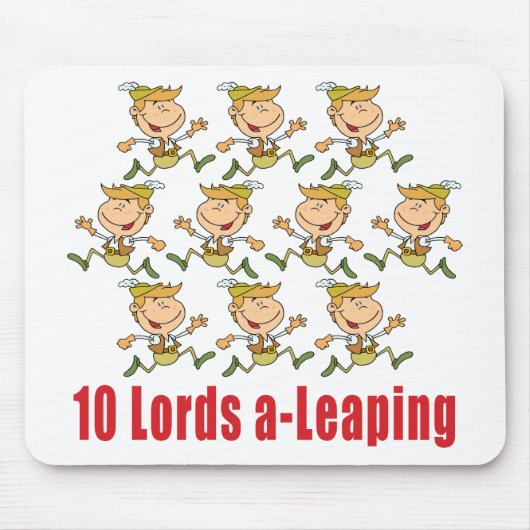 10 Lords EinSpringen Mousepad (Vorne)