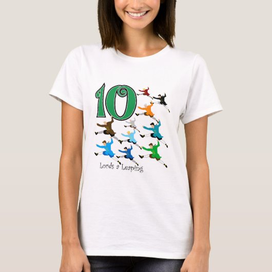 10 Lords Leaping T-Shirt (Vorderseite)