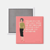 10 Meter entfernt. Magnet (Vorderseite/Rückseite)