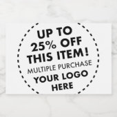 10 Mini Champagner Flaschen Labels 25% Rabatt Bulk Schaumweinetikett (Einzelnes Label)