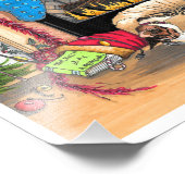 10 Minuten nach Weck der Katzen, 25. Dezember Fotodruck (Ecke)