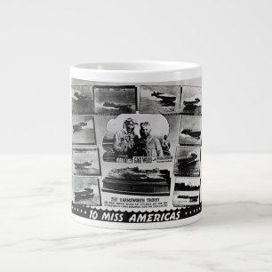 10 Miss Americas Gar Wood und Orlin Johnson Jumbo-Tasse